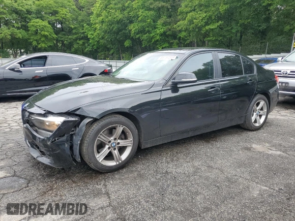 2013 BMW 3 Series 328i with VIN WBA3C1C52DF434955, listed as a Copart auction lot 55730345 with 171,680 mi miles and Salvage title. Bid and sale history available at DreamBid. Image 1.