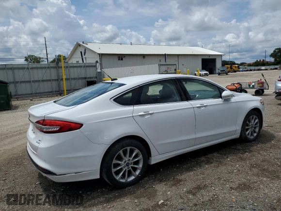 2017 Ford Fusion SE with VIN 3FA6P0HD9HR190220, listed as a Copart auction lot 60995515 with 72,288 mi miles and Salvage title. Bid and sale history available at DreamBid. Image 3.