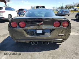 2008 Chevrolet Corvette Z06 with VIN 1G1YY26EX85121524, listed as a Copart auction lot 50619465 with 0 mi miles and Salvage Title. Bid and sale history available at carsss.com. Image 6.