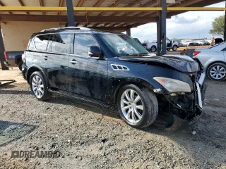 2013 Infiniti QX56 with VIN JN8AZ2NE2D9042301, listed as a Copart auction lot 79838704 with 237,423 mi miles and Salvage Title. Bid and sale history available at carsss.com. Image 4.