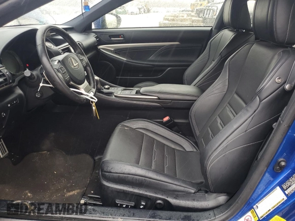 2016 Lexus RC 350 F Sport with VIN JTHSE5BC9G5006793, listed as a Copart auction lot 47349695 with 107,676 mi miles and Salvage title. Bid and sale history available at DreamBid. Image 7.