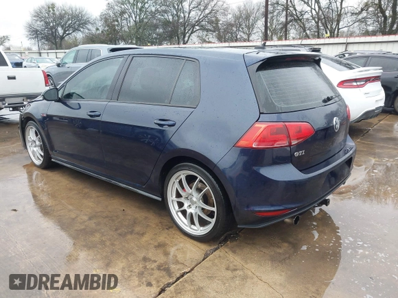 2017 Volkswagen Golf GTI S with VIN 3VW5T7AU3HM069990, listed as a IAAI auction lot 41554093 with 88,216 mi miles. Bid and sale history available at carsss.com. Image 3.