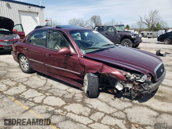 2005 Hyundai Sonata GLS with VIN KMHWF35H15A119097, listed as a Copart auction lot 52552815 with 144,257 mi miles and Salvage Title. Bid and sale history available at carsss.com. Image 4.