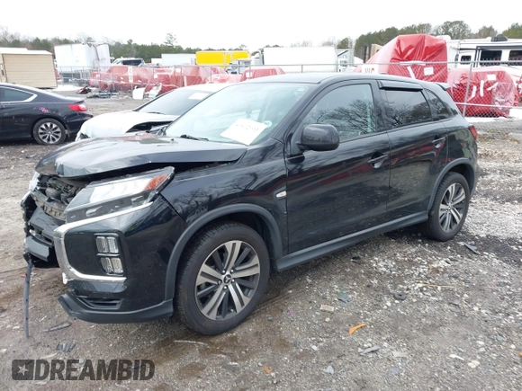 2020 Mitsubishi Outlander Sport ES 2.0 with VIN JA4AR3AU9LU004505, listed as a IAAI auction lot 41412103 with 69,606 mi miles. Bid and sale history available at carsss.com. Image 17.