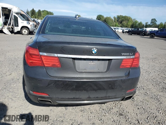 2011 BMW 7 Series 750Li xDrive with VIN WBAKC8C52BC432349, listed as a Copart auction lot 56072525 with 133,073 mi miles and Salvage title. Bid and sale history available at DreamBid. Image 6.