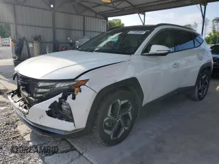 2023 Hyundai Tucson Limited with VIN KM8JE3AE6PU211476, listed as a Copart auction lot 57649565 with 25,568 mi miles and Salvage title. Bid and sale history available at DreamBid. Image 1.