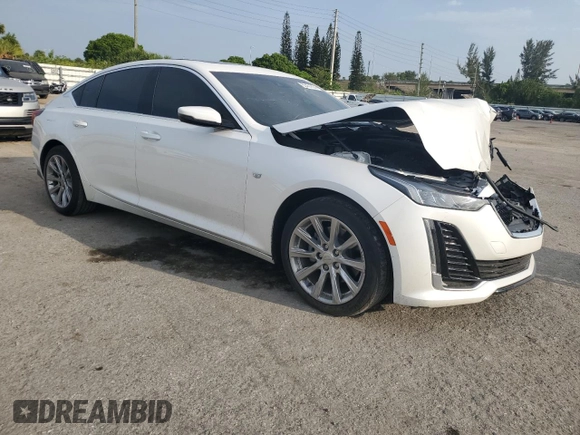 2020 Cadillac CT5 Luxury with VIN 1G6DW5RK3L0122831, listed as a Copart auction lot 55451854 with 37,074 mi miles and Salvage Title. Bid and sale history available at carsss.com. Image 4.