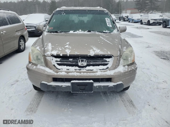 2003 Honda Pilot EX with VIN 2HKYF18663H617586, listed as a Copart auction lot 44119245 with 223,037 mi miles and Salvage Title. Bid and sale history available at carsss.com. Image 5.