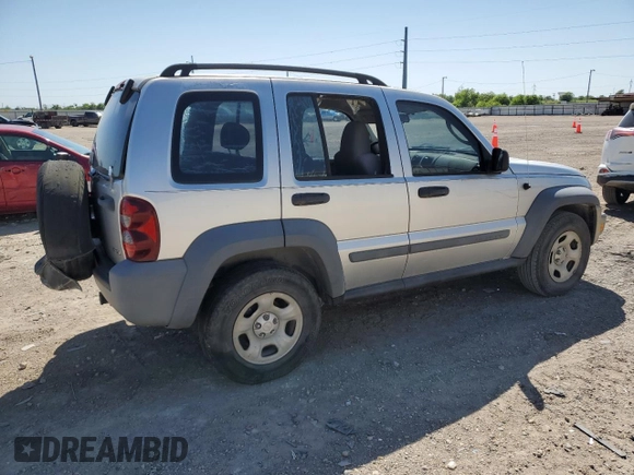 2005 Jeep Liberty Sport with VIN 1J4GK48K65W573151, listed as a Copart auction lot 52072875 with 70,079 mi miles and Clean Title. Bid and sale history available at carsss.com. Image 3.
