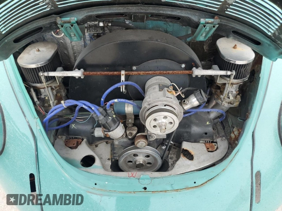 1969 Volkswagen Beetle with VIN 119682637V, listed as a Copart auction lot 70315404 with 59,148 mi miles and Salvage Title. Bid and sale history available at DreamBid. Image 11.