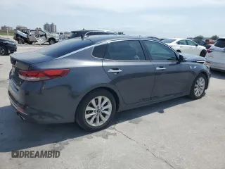 2018 Kia Optima S with VIN 5XXGT4L35JG205526, listed as a Copart auction lot 53288405 with 59,813 mi miles and Salvage Title. Bid and sale history available at carsss.com. Image 3.