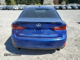 2016 Lexus IS 200t with VIN JTHBA1D22G5013724, listed as a Copart auction lot 52256665 with 104,892 mi miles and Salvage title. Bid and sale history available at DreamBid. Image 6.