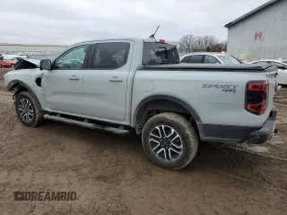 2024 Ford Ranger LARIAT with VIN 1FTER4KH7RLE11140, listed as a Copart auction lot 84859434 with 7,237 mi miles and Clean Title. Bid and sale history available at carsss.com. Image 2.