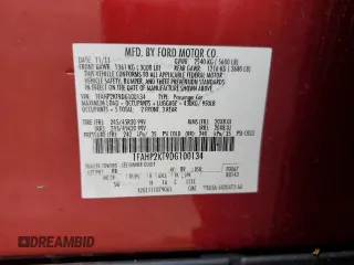 2013 Ford Taurus SHO с VIN 1FAHP2KT9DG100134, выставлен на аукционе Copart как лот 58626825 с пробегом 200 760 миль миль и Чистый • Clean title. История ставок и продаж доступна на DreamBid. Изображение 12.