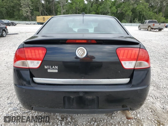 2011 Mercury Milan Premier with VIN 3MEHM0JA2BR603242, listed as a Copart auction lot 53396215 with 196,156 mi miles and Salvage title. Bid and sale history available at DreamBid. Image 6.
