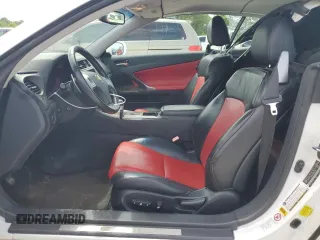 2011 Lexus IS 350 C z VIN JTHFE2C23B2506481, wystawiony jako Copart lot #56899655 z przebiegiem 123 716 mil mil oraz Szkoda całkowita • Salvage title. Historia ofert i sprzedaży dostępna na DreamBid. Obrazek 7.