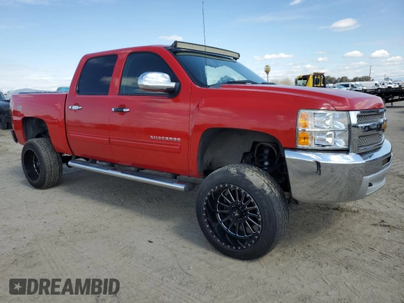 2013 Chevrolet Silverado 1500 LS with VIN 3GCPKREA3DG266547, listed as a Copart auction lot 47316035 with 194,098 mi miles and Salvage Title. Bid and sale history available at DreamBid. Image 4.