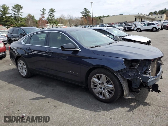 2015 Chevrolet Impala LS with VIN 2G11X5SL9F9151642, listed as a Copart auction lot 54407705 with 213,109 mi miles and Salvage Title. Bid and sale history available at DreamBid. Image 4.