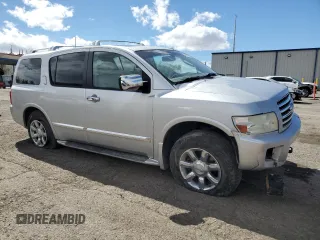 2007 Infiniti QX56 with VIN 5N3AA08C57N806674, listed as a Copart auction lot 49066655 with 237,412 mi miles and Salvage Title. Bid and sale history available at carsss.com. Image 4.