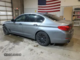 2019 BMW 5 Series 540i xDrive with VIN WBAJE7C55KWW05568, listed as a Copart auction lot 42807505 with 58,611 mi miles and Salvage Title. Bid and sale history available at carsss.com. Image 2.