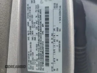 2021 Ford Escape SE z VIN 1FMCU0G64MUA91313, wystawiony jako Copart lot #56318425 z przebiegiem Nie podano mil oraz Szkoda całkowita • Salvage title. Historia ofert i sprzedaży dostępna na DreamBid. Obrazek 13.