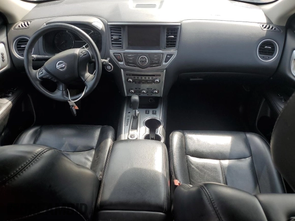 2017 Nissan Pathfinder SL with VIN 5N1DR2MM7HC903543, listed as a Copart auction lot 54756485 with 127,723 mi miles and Clean Title. Bid and sale history available at carsss.com. Image 8.