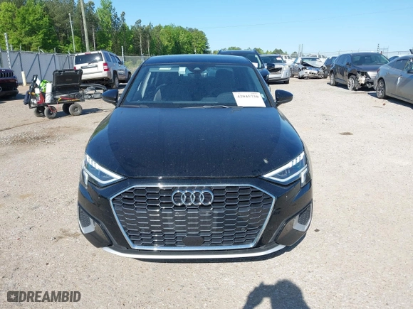 2023 Audi A3 Premium with VIN WAUAUDGY1PA070894, listed as a IAAI auction lot 42045730 with 52,397 mi miles. Bid and sale history available at carsss.com. Image 12.
