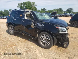 2021 Nissan Armada SL with VIN JN8AY2BB6M9790174, listed as a Copart auction lot 65560834 with Not Provided miles and Salvage Title. Bid and sale history available at carsss.com. Image 4.