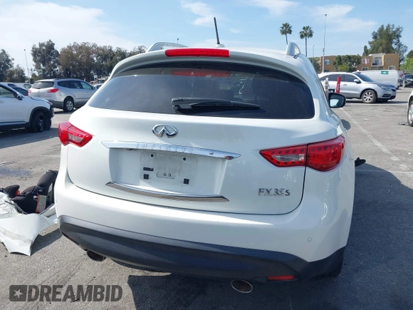 2012 Infiniti FX35 with VIN JN8AS1MU8CM122544, listed as a IAAI auction lot 41607649 with 152,415 mi miles. Bid and sale history available at carsss.com. Image 16.