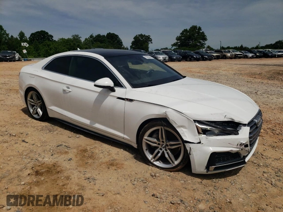 2019 Audi A5 Premium z VIN WAUSNAF57KA016399, wystawiony jako Copart lot #53288444 z przebiegiem 26 224 mil mil oraz Szkody całkowita. Historia ofert i sprzedaży dostępna na DreamBid. Obrazek 4.