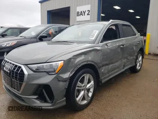 2021 Audi Q3 S line Premium with VIN WA1DECF33M1012935, listed as a Copart auction lot 85094174 with 39,065 mi miles and Salvage Title. Bid and sale history available at carsss.com. Image 1.