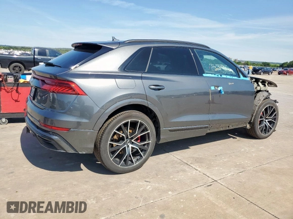 2019 Audi Q8 Prestige z VIN WA1FVAF18KD021623, wystawiony jako Copart lot #55755045 z przebiegiem 73 924 mil mil oraz Szkoda całkowita • Salvage title. Historia ofert i sprzedaży dostępna na DreamBid. Obrazek 3.