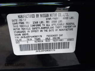 2017 Infiniti QX50 z VIN JN1BJ0RP6HM387179, wystawiony jako IAAI lot #42073979 z przebiegiem 68 746 mil mil oraz . Historia ofert i sprzedaży dostępna na DreamBid. Obrazek 9.