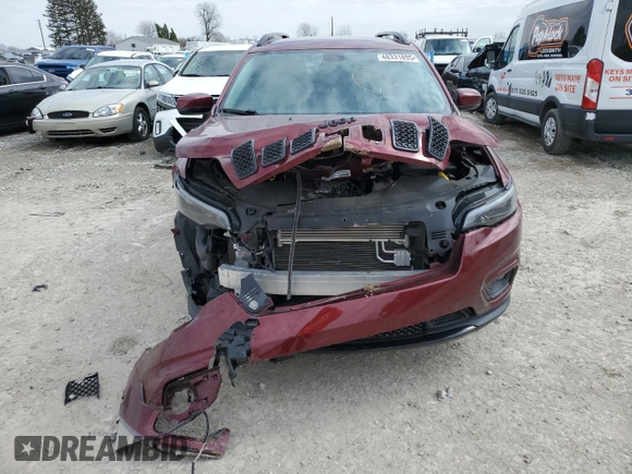 2020 Jeep Cherokee Altitude with VIN 1C4PJMLN1LD553943, listed as a Copart auction lot 48331895 with 53,621 mi miles and Salvage Title. Bid and sale history available at carsss.com. Image 5.