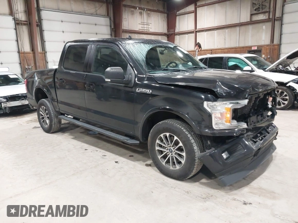 2020 Ford F-150 XL with VIN 1FTEW1EP7LFA52999, listed as a IAAI auction lot 42395772 with 75,709 mi miles and . Bid and sale history available at DreamBid. Image 1.