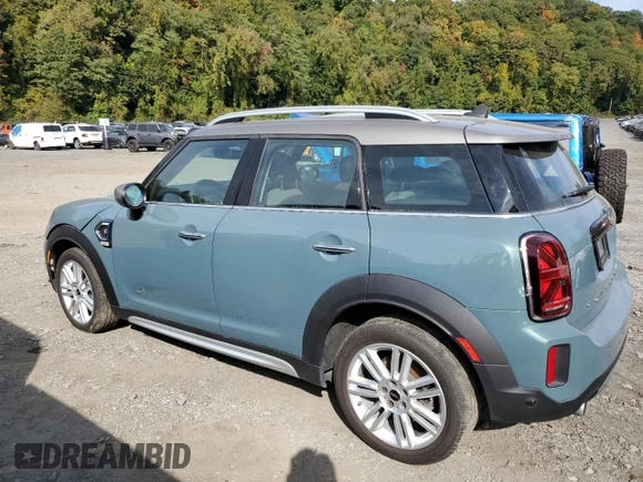 2024 MINI Countryman Cooper S with VIN WMZ83BR05R3R96478, listed as a Copart auction lot 74766054 with 17,321 mi miles and Salvage Title. Bid and sale history available at carsss.com. Image 2.