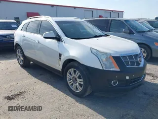 2011 Cadillac SRX Performance Collection with VIN 3GYFNBEYXBS540807, listed as a IAAI auction lot 42034047 with 198,429 mi miles. Bid and sale history available at carsss.com. Image 1.