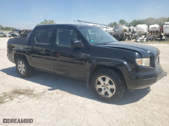 2008 Honda Ridgeline RTL with VIN 2HJYK16508H538531, listed as a Copart auction lot 69711124 with 0 mi miles and Salvage Title. Bid and sale history available at carsss.com. Image 4.