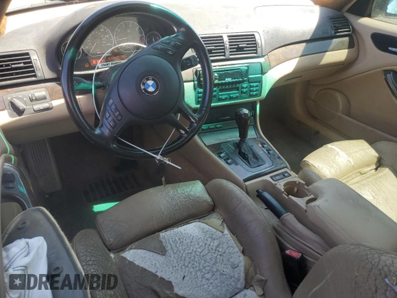 2004 BMW 3 Series 330Ci with VIN WBABD534X4PL10031, listed as a Copart auction lot 54153485 with 181,653 mi miles and Salvage title. Bid and sale history available at DreamBid. Image 8.