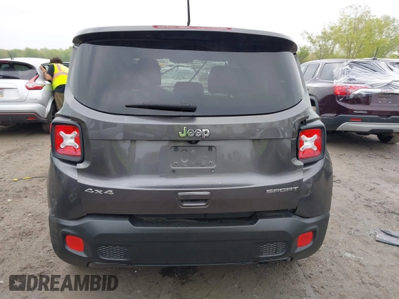 2018 Jeep Renegade Sport z VIN ZACCJBAB9JPJ70730, wystawiony jako IAAI lot #42204939 z przebiegiem 112 789 mil mil oraz . Historia ofert i sprzedaży dostępna na DreamBid. Obrazek 15.