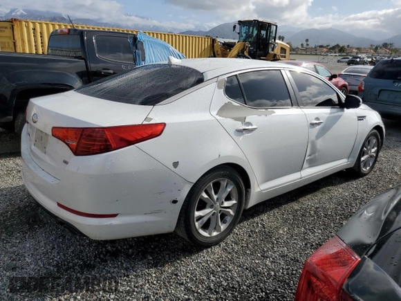 2013 Kia Optima LX with VIN 5XXGM4A77DG227972, listed as a Copart auction lot 51643045 with 138,249 mi miles and Salvage Title. Bid and sale history available at carsss.com. Image 3.