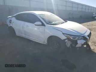 2021 Nissan Sentra S with VIN 3N1AB8BVXMY227149, listed as a Copart auction lot 89309815 with 82,969 mi miles and Salvage Title. Bid and sale history available at DreamBid. Image 4.