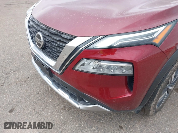 2021 Nissan Rogue Platinum with VIN JN8AT3DDXMW310514, listed as a IAAI auction lot 41836812 with 73,125 mi miles and . Bid and sale history available at DreamBid. Image 6.