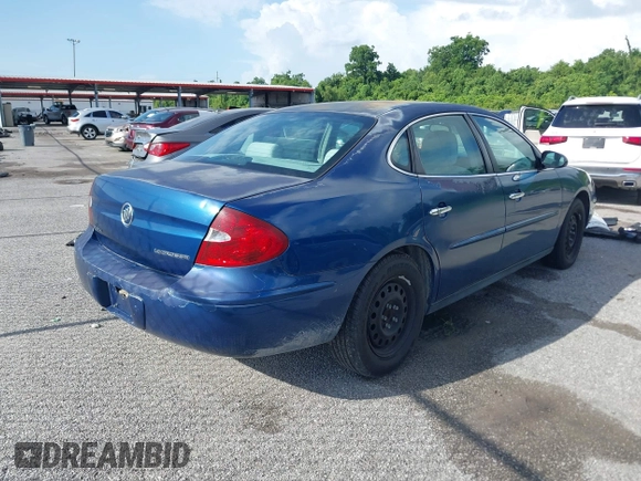 2005 Buick LaCrosse CX z VIN 2G4WC532651324315, wystawiony jako IAAI lot #42504016 z przebiegiem 94 056 mil mil oraz . Historia ofert i sprzedaży dostępna na DreamBid. Obrazek 4.