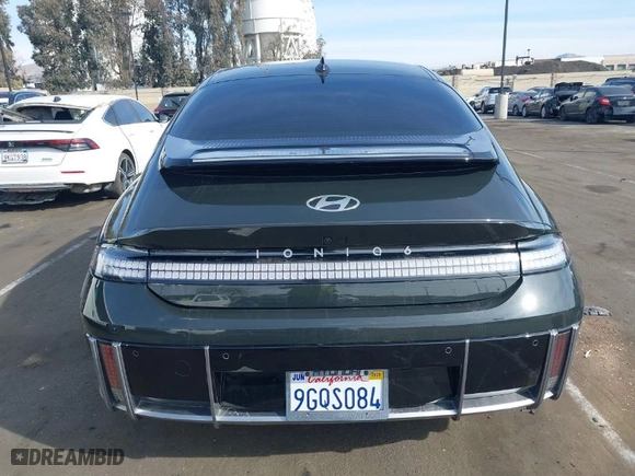 2023 Hyundai IONIQ 6 SE with VIN KMHM24AAXPA028284, listed as a IAAI auction lot 41468996 with 1 mi miles. Bid and sale history available at carsss.com. Image 17.