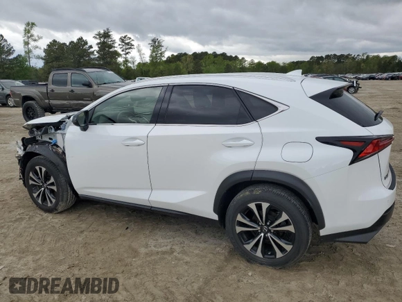 2020 Lexus NX 300 F Sport with VIN JTJSARDZ2L5017275, listed as a Copart auction lot 52340195 with 49,882 mi miles and Salvage title. Bid and sale history available at DreamBid. Image 2.