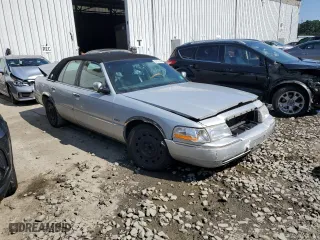 2003 Mercury Grand Marquis LS Premium with VIN 2MEFM75W03X650715, listed as a Copart auction lot 67927484 with 266,869 mi miles and Salvage Title. Bid and sale history available at carsss.com. Image 4.