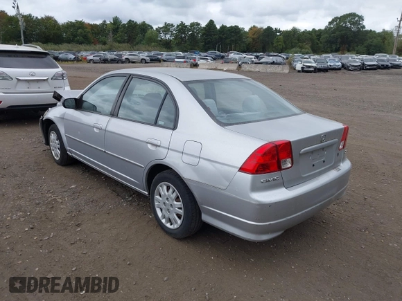 2005 Honda Civic LX with VIN 2HGES16595H523708, listed as a IAAI auction lot 40424176 with 60,593 mi miles and . Bid and sale history available at DreamBid. Image 3.