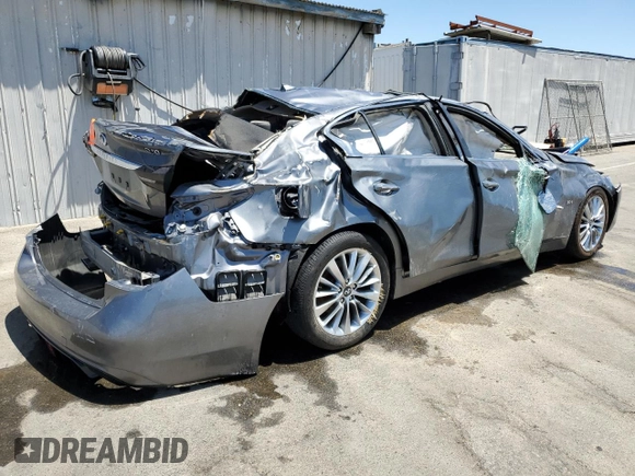 2019 Infiniti Q50 Signature Edition with VIN JN1EV7AP7KM517239, listed as a Copart auction lot 58093944 with 63,177 mi miles and Salvage Title. Bid and sale history available at DreamBid. Image 3.