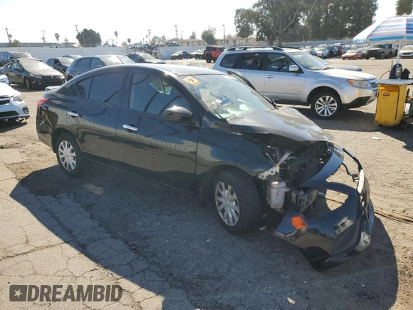 2015 Nissan Versa SV with VIN 3N1CN7AP4FL955661, listed as a Copart auction lot 46438605 with Not Provided miles and Salvage Title. Bid and sale history available at carsss.com. Image 4.